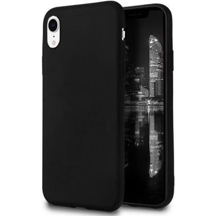 De Bescherming voor iPhone XR Slanke Zachte Silicone Hoes Case Zwart
