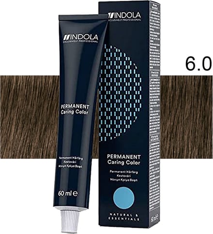 Indola Haarverf Profession Color Permanent Caring Color 6.0 Donker Blond Natuur