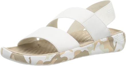Crocs Literide Printed Camo Stretch Wit Maat 42/43 US 11