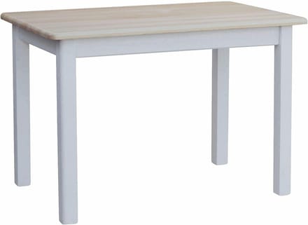 Massieve Houten Eettafel Keukentafel Grenen Wit Gelakt