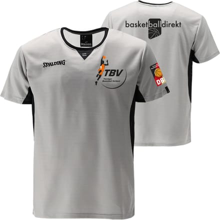 Spalding Offizielles Tbv Referee T-shirt Grijs