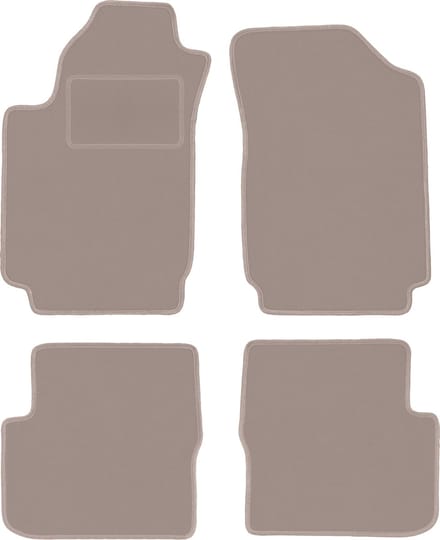 Beige velours vloermatten voor: Dodge Dart sedan (2012-2016)