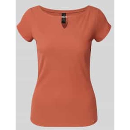 T-shirt met cut-out