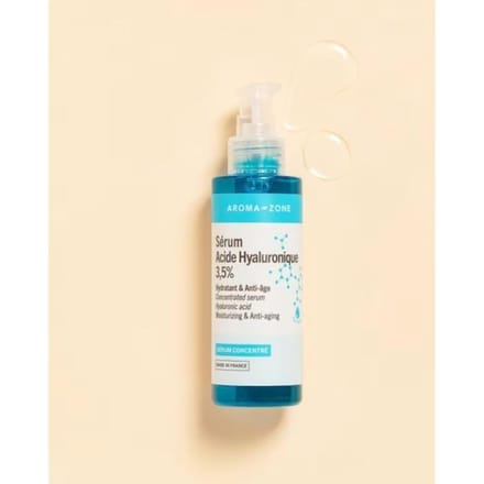 Aroma-Zone Sérum concentré d'acide hyaluronique 3,5% – Hydratant anti-âge 100 ml