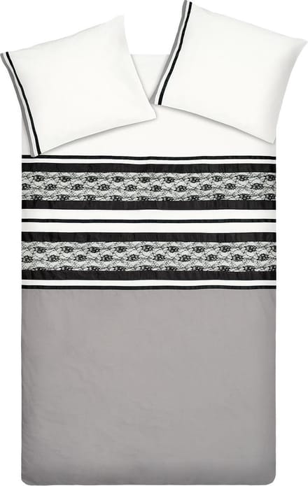 Beddinghouse Katherine Dekbedovertrek - Tweepersoons - 200x200/220 cm - Grey