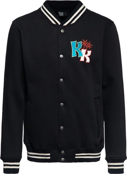 King Kerosin Tiki Surfers College Sweatjacke Schwarz-L