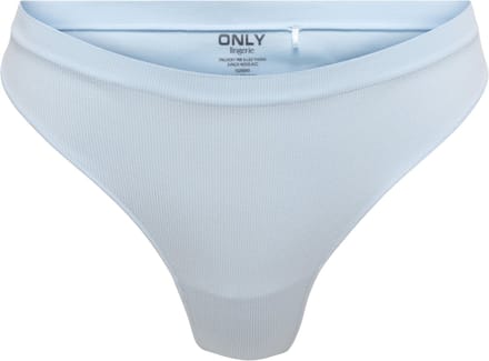 ONLY dames 3P microfiber strings vicky rib grijs