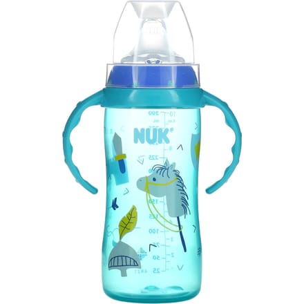 NUK, grote dagelijkse beker, 8 maanden en ouder, blauw, 1 stuks, 300 ml (10 oz) blue