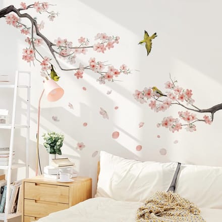 Dailygoods- Muurstickers Kersenbloesem - Wanddecoratie Kinderen