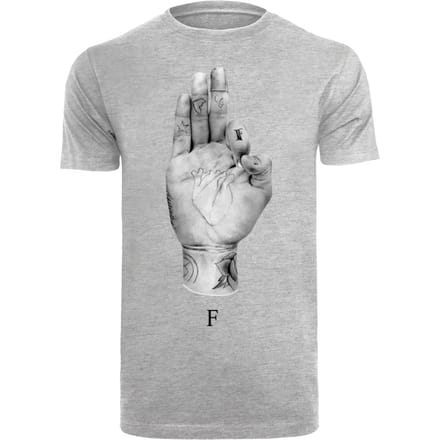 Mister Tee - FMS Sign Lights Heren Tshirt - S - Grijs