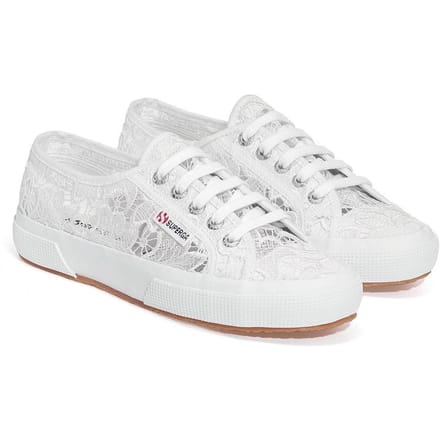 Superga Dames/Dames 2750 Macramé Sportschoenen (Wit)