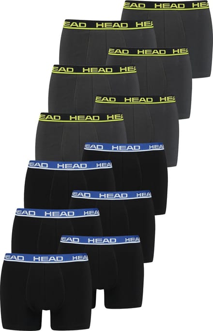 BOXERS Set van 12 stuks Head Basic Boxerbroek voor heren, shorts, ondergoed, ondergoed