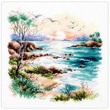 Borduurpakket Sea Sunset - Magic Needle - 070-016