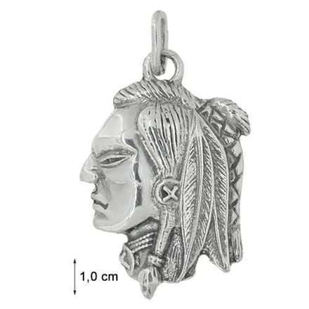 Blinx Jewels Zilveren Hanger Indiaan