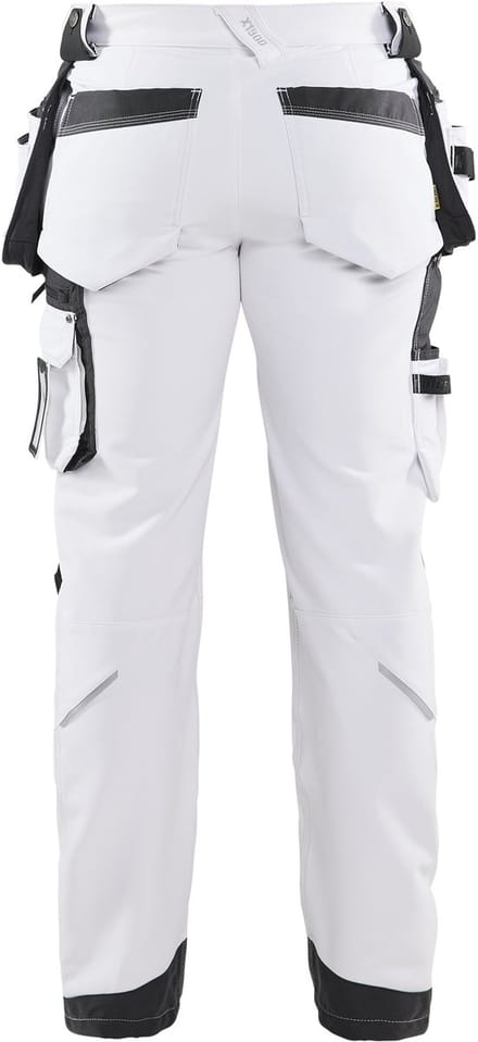 Blaklader Schildersbroek met 4-weg stretch 1079-1645 - Wit/Donkergrijs - D112
