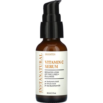 InstaNatural, Vitamine C-serum, 1 fl oz (30 ml) black