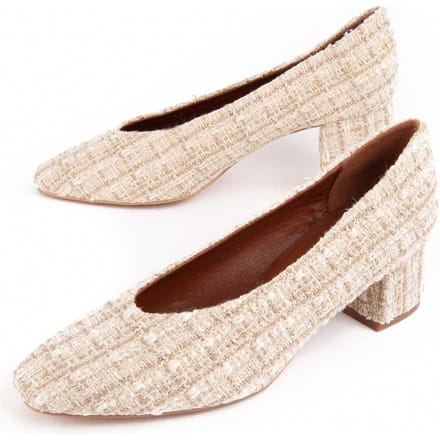 Zapato De Tacón Para Mujer. Montevita Nussia 102737 37 beige