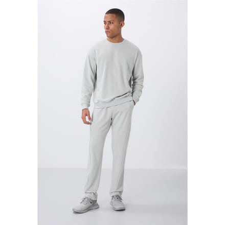 Heren Katoen-Polyester Fleece Sweatshirt en Broeken Set