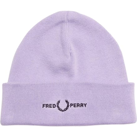 Fred Perry grafisch logo Lila paarse muts