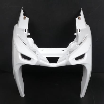 Spoiler tablier avant P2R pour scooter Yamaha 50 Aerox Après 2013 blanc Neuf