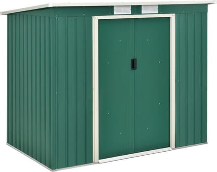 Metalen Tuinhuis - maat M - Donkergroen