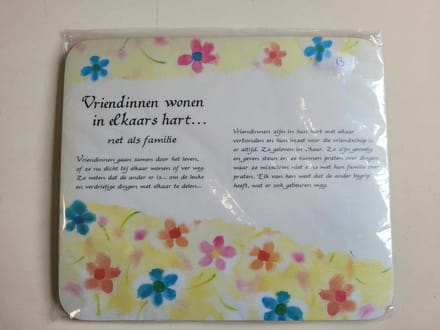 Muismat met prachtige tekst - Mousepad