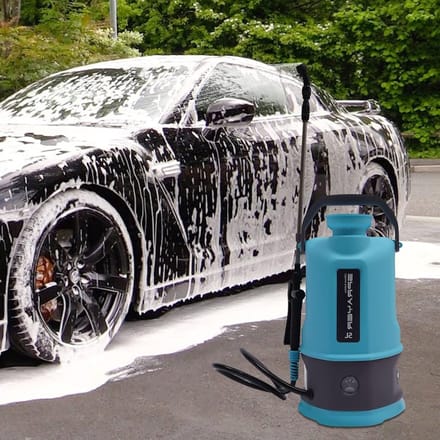 Draagbare elektrische tuinsproeier van 5 liter met 2 verstelbare spuitmonden voor eenvoudig gebruik