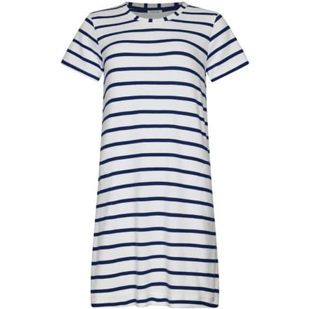 MyRebelle - Jurk - Blue Bay - Blauw/Wit - Gestreept - Maat 42