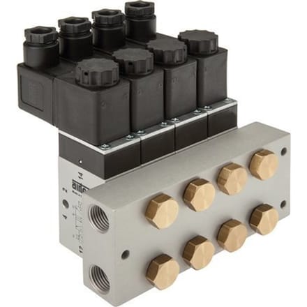 Manifold 2-Stations 5/2 5/3-weg Airtec M07/P07