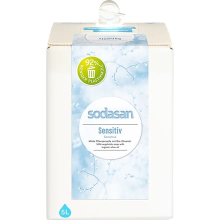 Sodasan Vloeibare Zeep Sensitive 5L Grootverpakking
