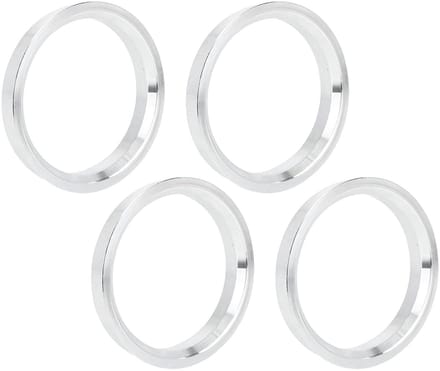 Dailygoods- Hub Centric Ringen 4 stuks - Buitendiameter 73,1mm - Binnendiameter 56,6mm - Aluminium - Dikte 10mm - Perfecte pasvorm - Naafringen