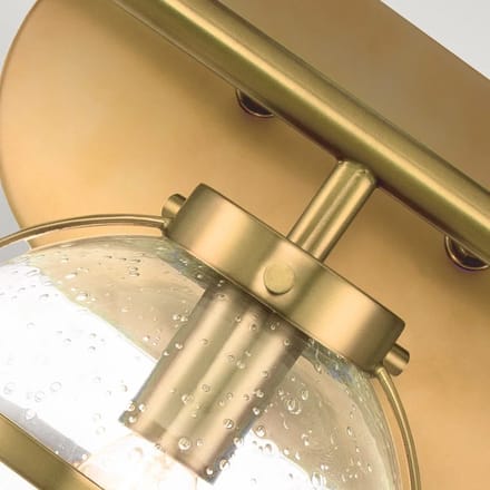 Hinkley LED Badkamerarmatuur Hollis | 3X E14 Max 40W | IP44 | Heritage Brass