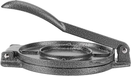Tortilla Maker - Deegpers Keuken - Zelf Gebak Maken - Antiaanbaklaag - 16.5 cm Diameter - Grijs