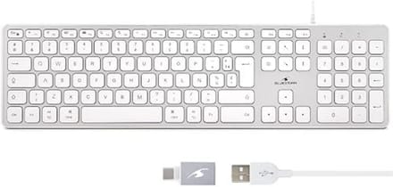 Kabel QWERTY-toetsenbord voor Mac - Stil en Concaaf met Multimedia Toegang
