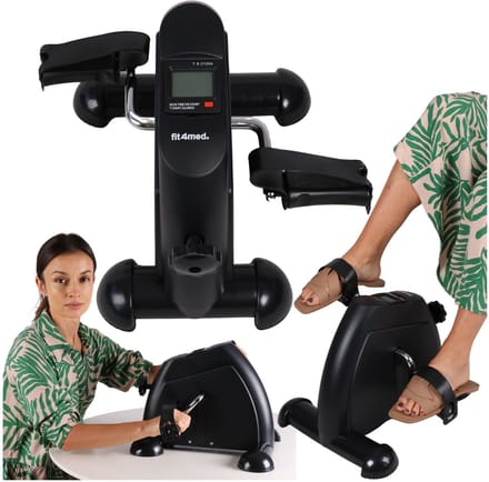 MONA Revalidatie Fietstrainer - Ergonomische Handvatten - Antislip - LCD Scherm
