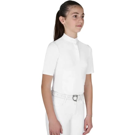 Wedstrijdpolo voor meisjes Equestro Basic