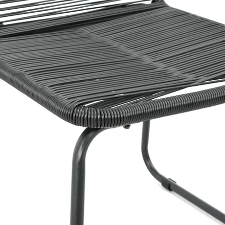 vidaXL - Tuinstoelen - 2 - st - poly - rattan - zwart