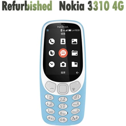Gerenoveerde Nokia Originele Nokia 3310(4G) LTE 2018 mobiele telefoon No charger