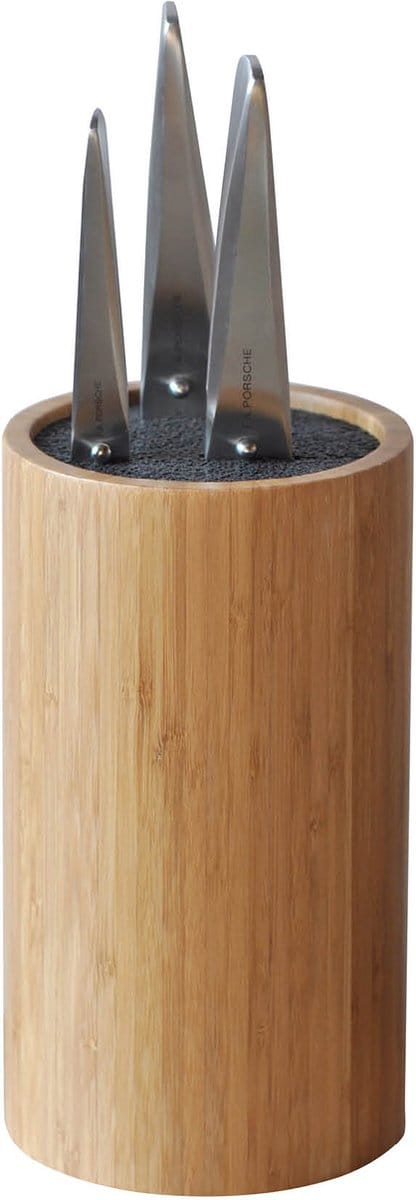 Point-Virgule – Messenblok zonder messen – Universeel - Bamboe - ɸ12cm H22cm