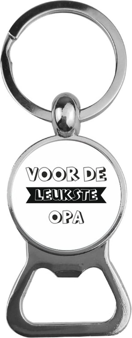 Bieropener Glas -  Voor De Leukste Opa
