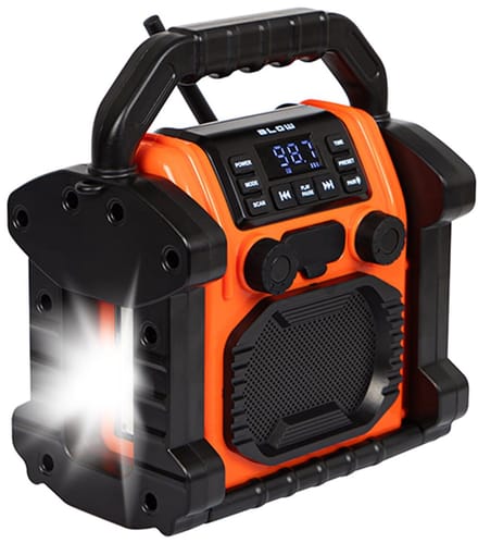 BLOW RA14 Bluetooth Bouwradio - Bluetooth 5.1 - FM/AM Radio - 20W RMS - RA14 - Oranje