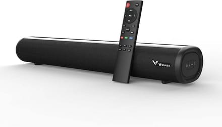 Soundbar voor tv - Bluetooth speaker - Thuisbioscoop geluid - 3 EQ Modi - 50 cm breed - Zwart
