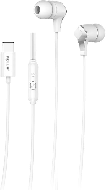 Rixus RXHD18C Stereo In-Ear Type-C Earphone