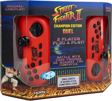 Street Fighter II Duel - TV plug & play - 2 wireless controllers - retro gaming
