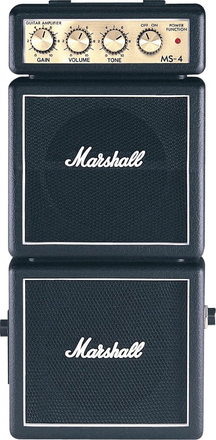 Marshall MS-4 zwart Micro Stack - Lichte combo versterker voor elektrische gitaar