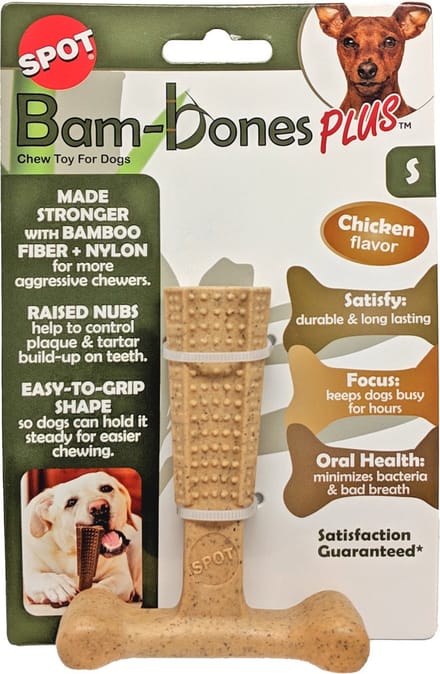 Spot Bam-Bones Easy Grip Chicken - Veilig Hondenkauwbot - Small