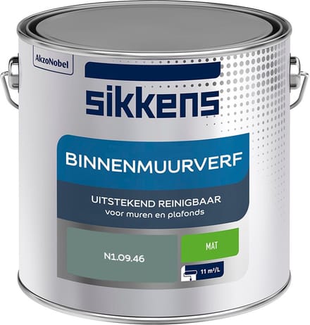 Sikkens - Binnenmuurverf Mat - N1.09.46 - Mengverf - 2,5 L