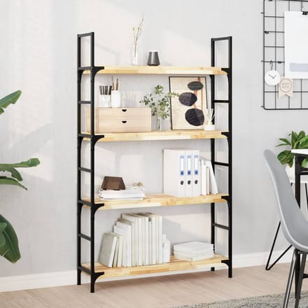 vidaXL - Wandschap - zwevend - 80x20x4 - cm - onbehandeld - massief - acaciahout