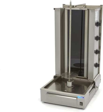 Shoarma Grill - 4 Branders - 70 Kg Vlees - Elektrisch