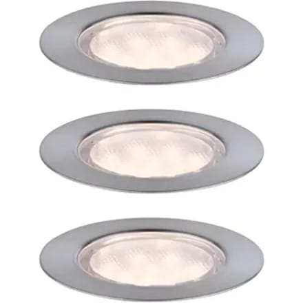 Paulmann Outdoor Link & Light Basisset Grondspots Zilver 1,8w 3 Stuks